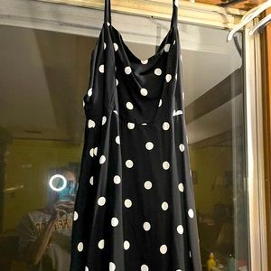 Black and White Polka Dot Dress by ON